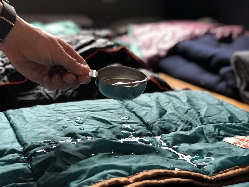 we poured water on every blanket at let it sit for a prolonged...