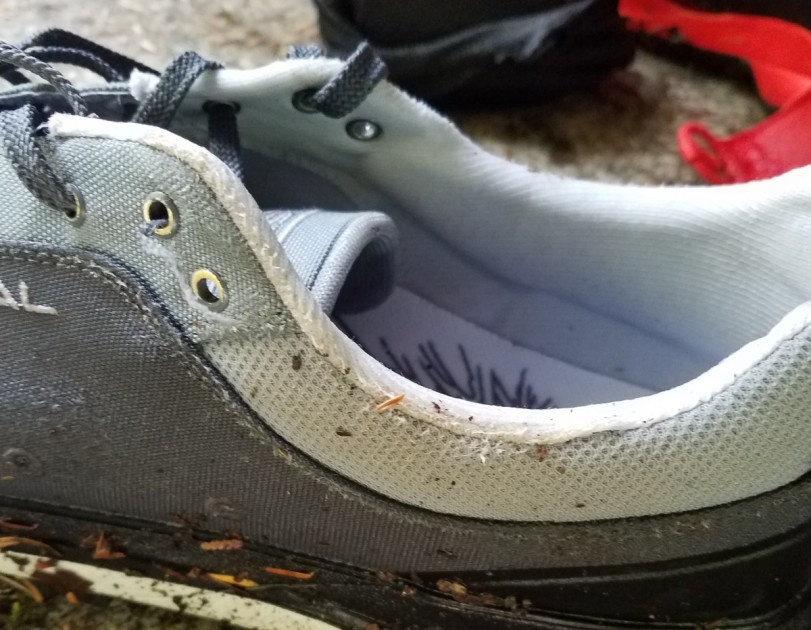 water shoes men - after a bunch of sliding in dingford creek canyon, we cut the laces...