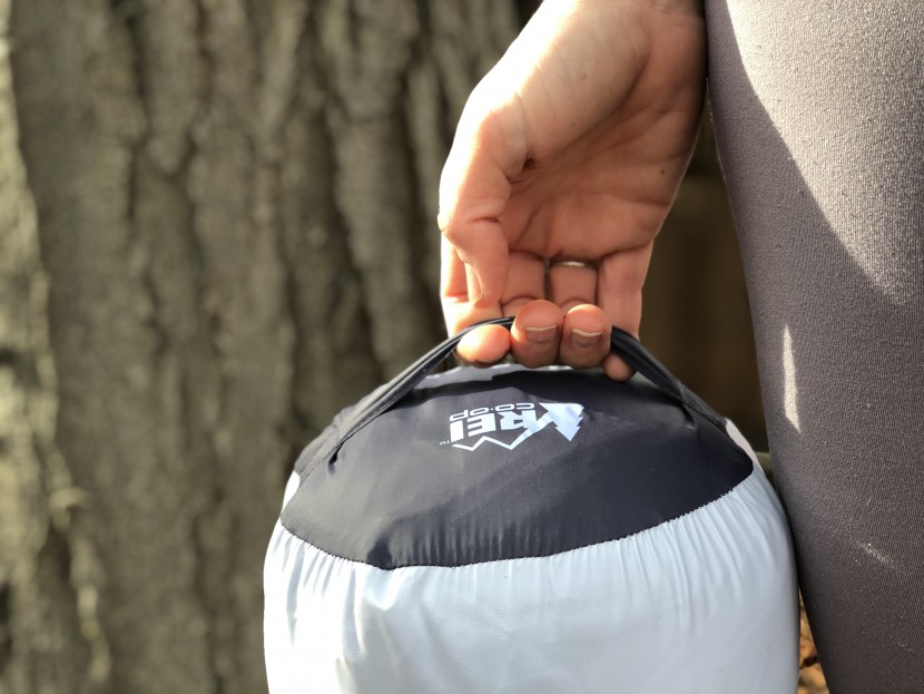 camping blanket - we tested all features of blanket and their stuff sacks alike.