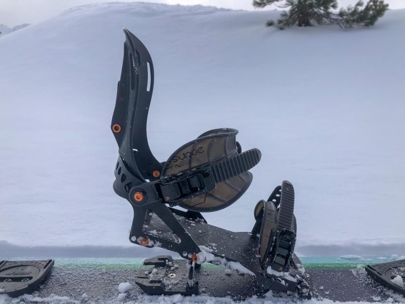 spark r&amp;d surge pro - spark binding have two height settings. here the binding is pictured...