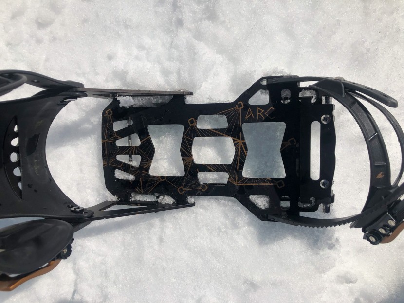 spark r&amp;d arc - the snap ramp is located at the toe ramp on the lookers right part...