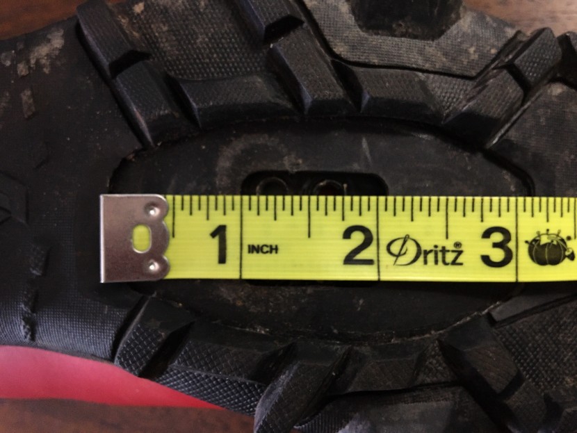 scott mtb elite boa lady - the fore/aft cleat adjustment is rather minimal at just 1 1/16".