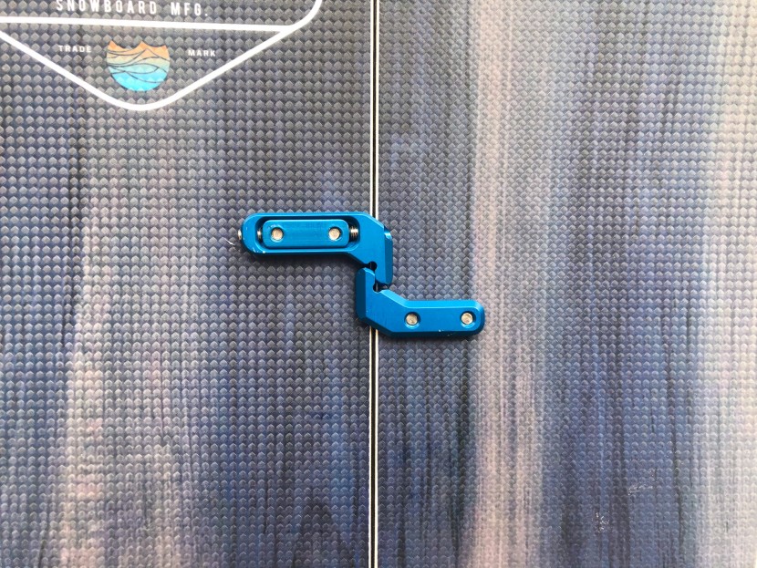 splitboard - the phantom hercules clips passively hold tension to bring the...