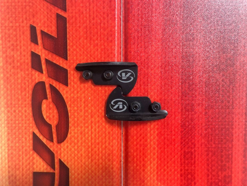splitboard - these voile hook clips swivel 90 degrees and become parallel with...