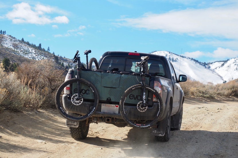 tailgate pad - we rallied to the trailhead and did loads of shuttle laps while...