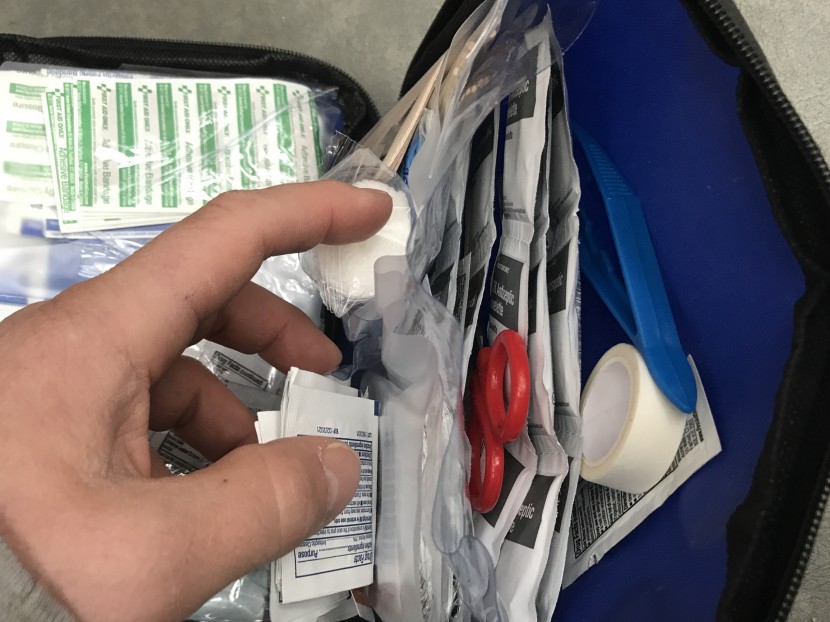 first aid only 299 piece - we had to rifle through this kit to find anything we wanted, making...