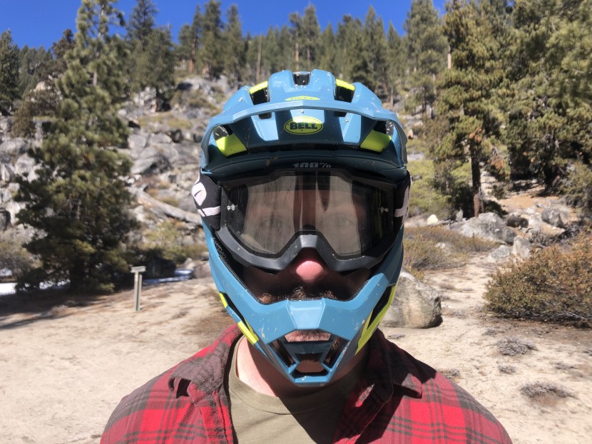 bell super air r mips - this is an exceptionally low-profile helmet.