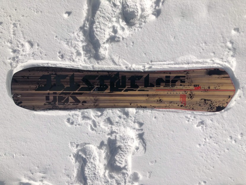 yes. optimistic - the yes. optimistic looks like a powder-specific board, yet it's one...