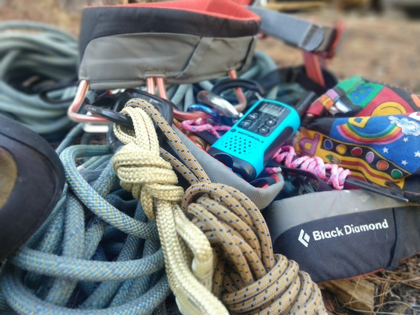 motorola talkabout t100 - the t100 is small enough to bring climbing and not weigh us down.