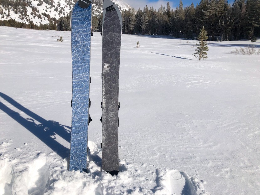 contour hybrid - similar topo line patterns, yet distinct differences on and off the...