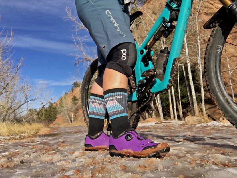 bontrager foray for women - hike-a-bikes were comfortable, especially when we ended up walking...