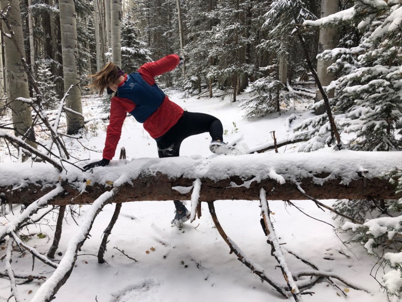 columbia titanium omni-heat 3d knit tights for women - the outer fabrics are perfect to wear on their own. the stiffer...