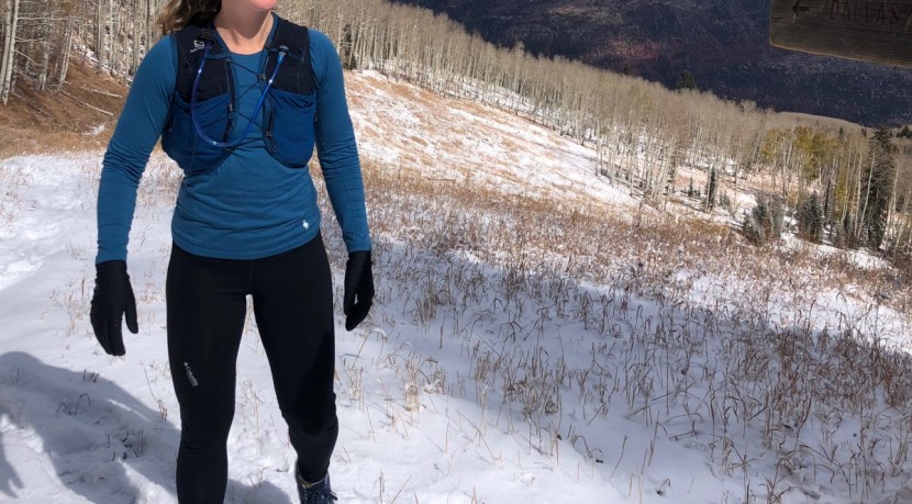 columbia titanium omni-heat 3d knit tights for women - the compressive fit that hugs the body offers good wicking power...