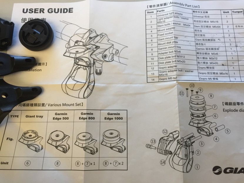 giant revolt advanced 3 - the revolt comes with a bunch of mounts that integrate into the...