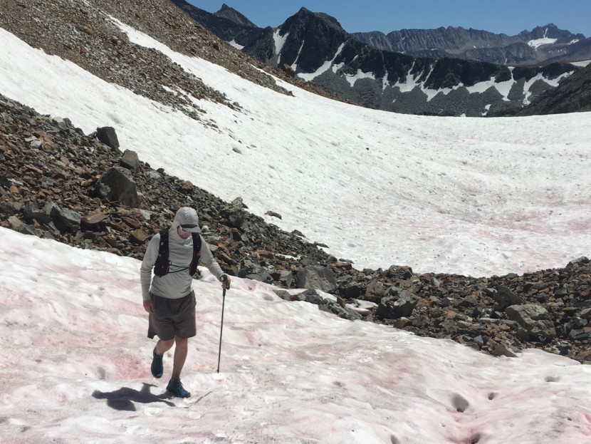 arc'teryx aerios fl gtx - traversing some late summer snow patches, these shoes actually...
