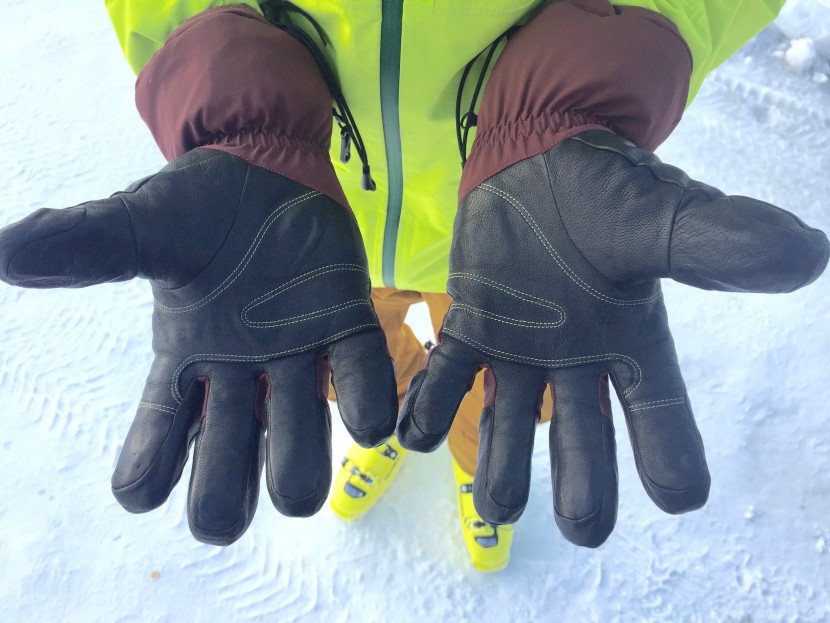 well-tailored fingers and low-profile leather reinforcements of the...