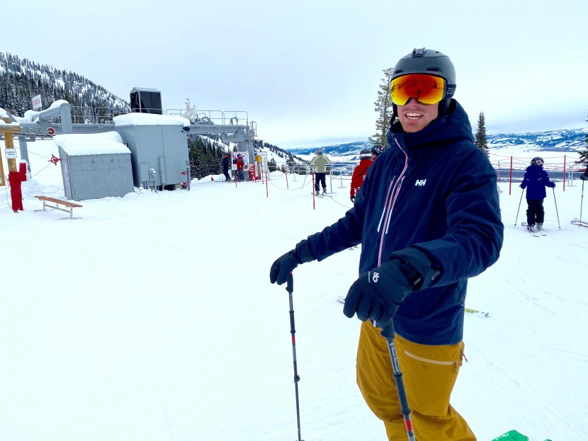 outdoor research adrenaline - on a mild and dry day at jackson hole mountain resort, the...