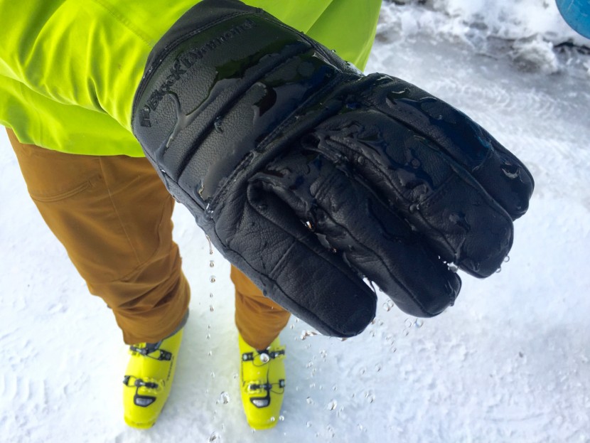 ski gloves - water resistance is a mandatory performance attribute for most ski...