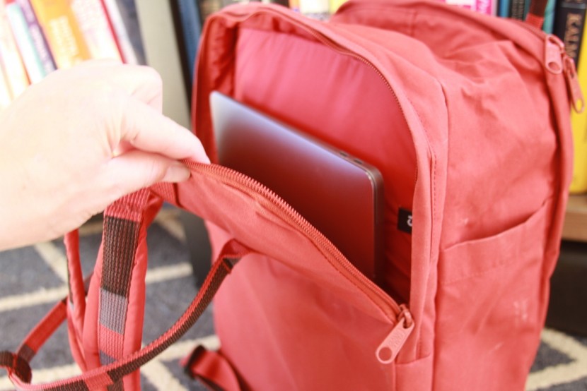 fjallraven kanken 15" - the separate pocket has good padding all the way around, offering...
