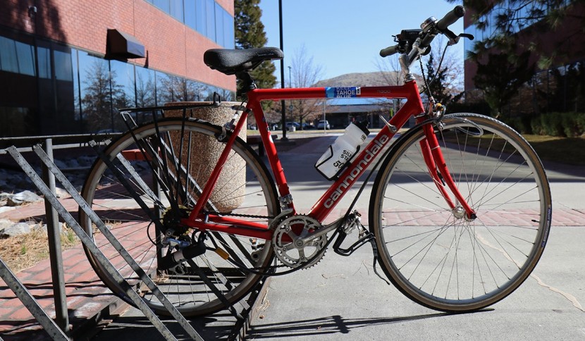 via velo u lock with cable - if you're confident that your front tire won't get swiped if you're...
