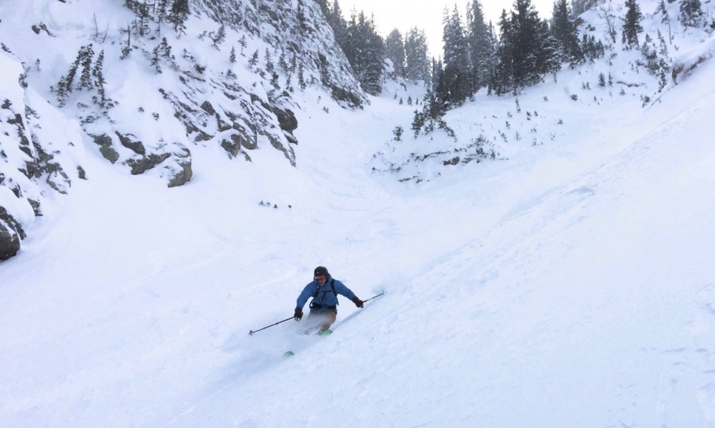 backcountry ski poles - testing backcountry ski poles in jackson hole, wyoming.