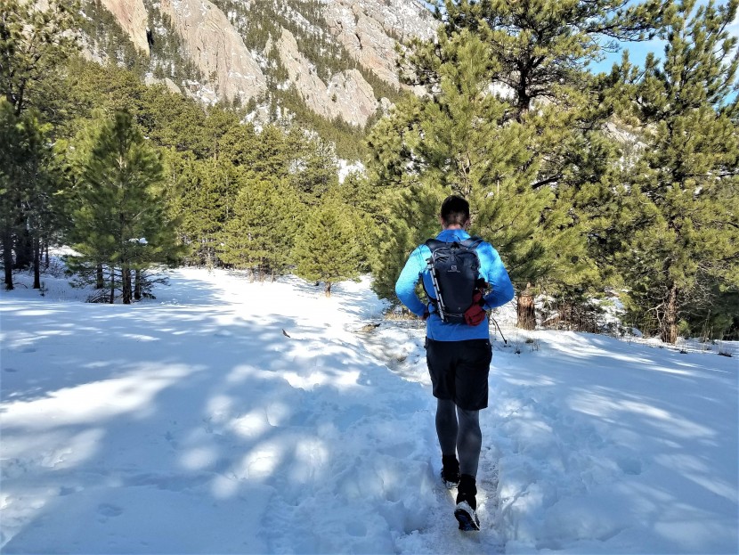 daypack - it's hard to stop moving once you don this pack!