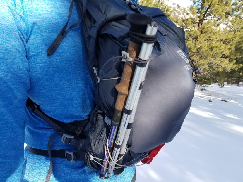 salomon xa 25 - the fabric looks thin, but it's tough and waterproof!