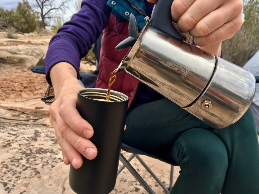 camping coffee - if a brewer is easy enough to use you might be willing to brew...