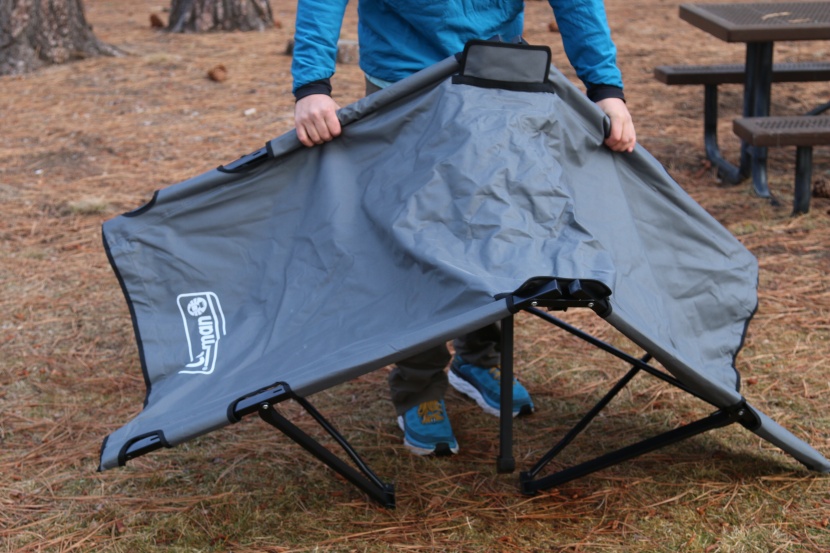 camping cot - the pack-away can be a little cumbersome to pack away but isn't a...
