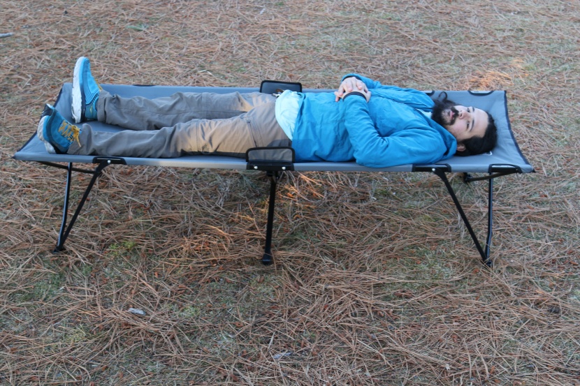 coleman pack-away cot - the pack-away offers plenty of support and all of our judges thought...