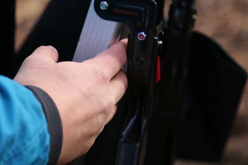 camping cot - we found it easy to pinch your fingers if you weren't careful on...