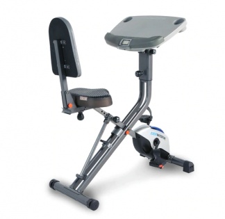 Product photo of Exerpeutic Exerwork 2000i Folding Exercise Desk Bike
