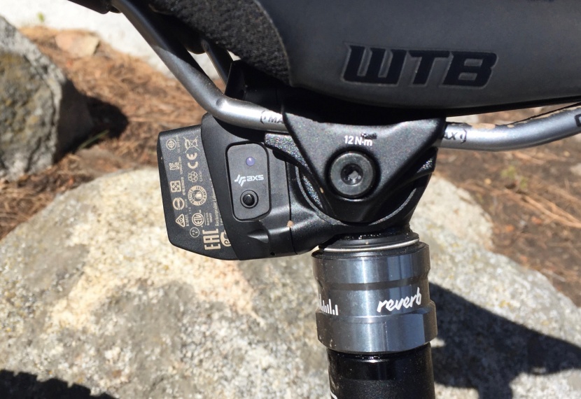 rockshox reverb axs - you'll need to remember to charge the battery every once in a while...