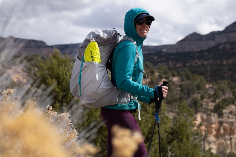 osprey lumina 60 - when moving fast, we worked up a sweat, even on cold days and...