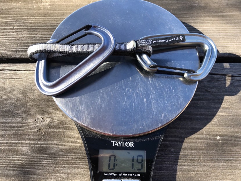 black diamond miniwire - now that is light! half an ounce lighter than the next closest...