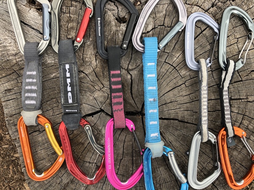 a closer comparison of different sling widths. from left to right...