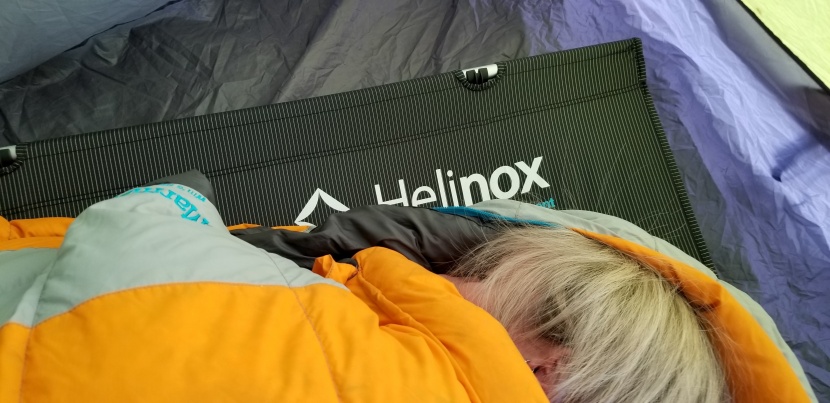 helinox lite - the helinox can be a very comfortable option for side sleepers.