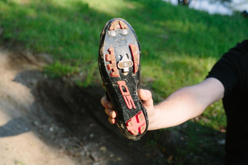 sidi trace 2 - the full-nylon sole interfaces well with the pedal and helps make...