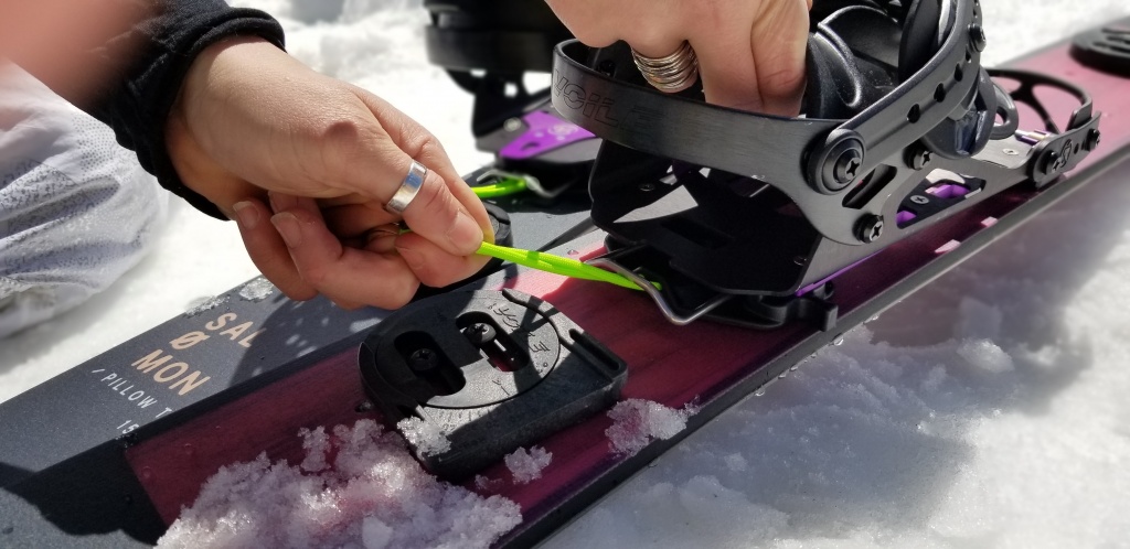 voile speed rail for women - the heel lock is handy if you aren't the most comfortable with...