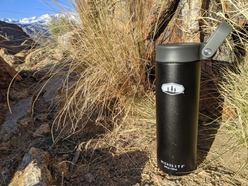 gsi outdoors microlite 720 twist - the microlite out and about on our most recent self-isolation hike.