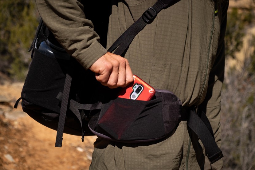 arc'teryx bora ar 63 - while the hip pockets worked fine, they were smaller and more...