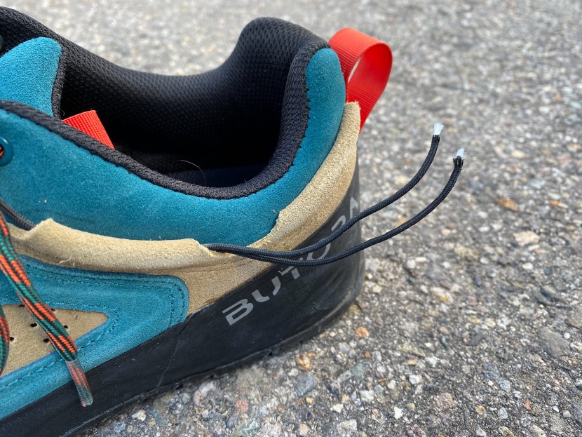 butora wing - the thin cord for the heel hugging lace system broke lacing up the...