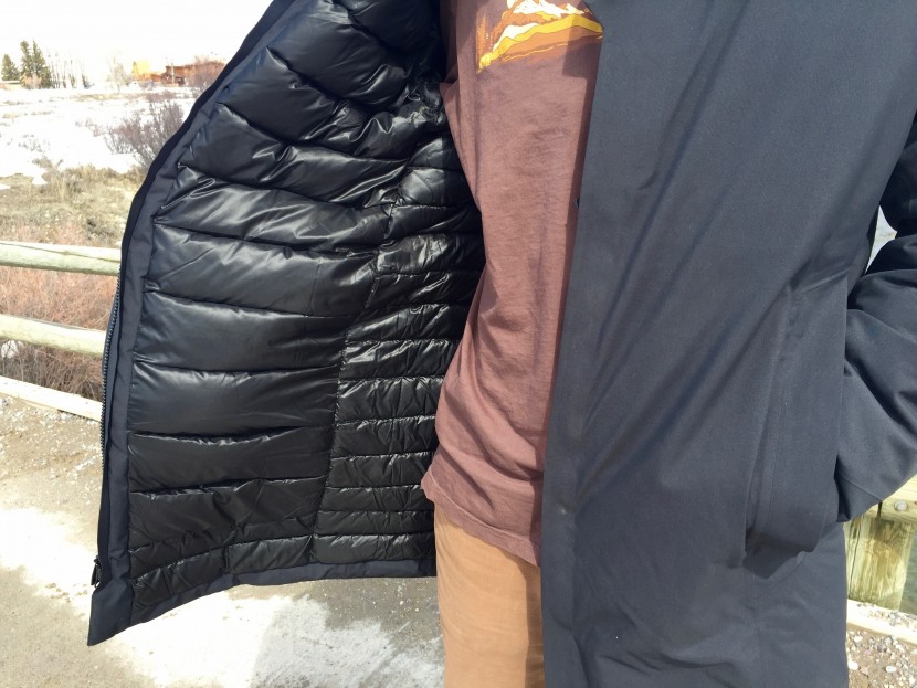 arc'teryx thorsen parka - high quality down baffling provides lots of warmth in a comfortable...