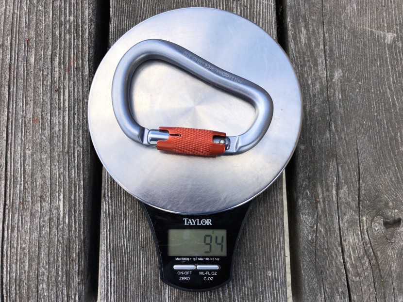 black diamond rocklock twistlock - at 94g and with an oversized profile, this locker is neither...
