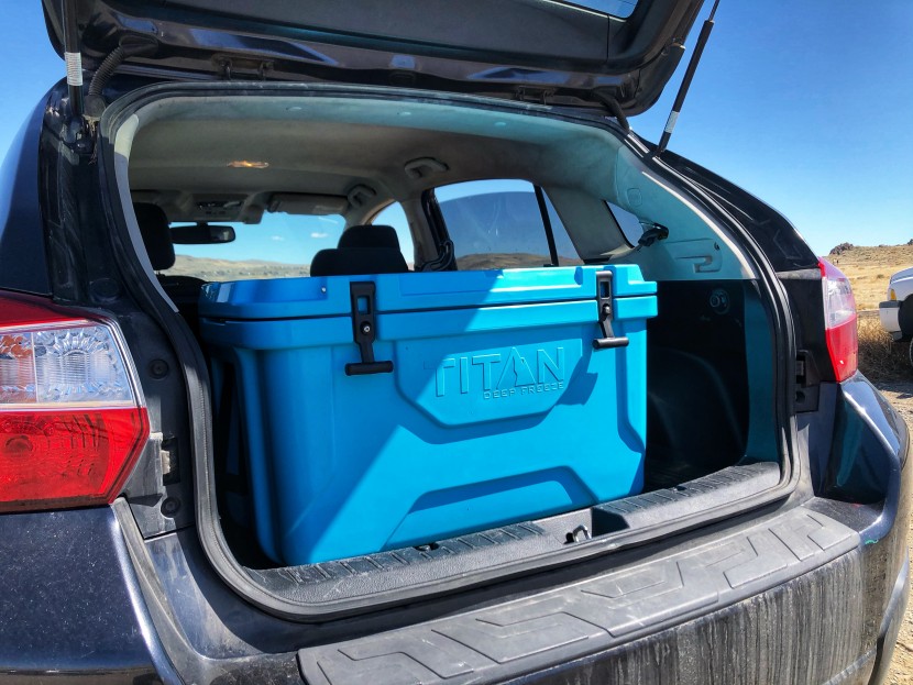 arctic zone titan deep freeze 55qt - testing the titan in the desert.