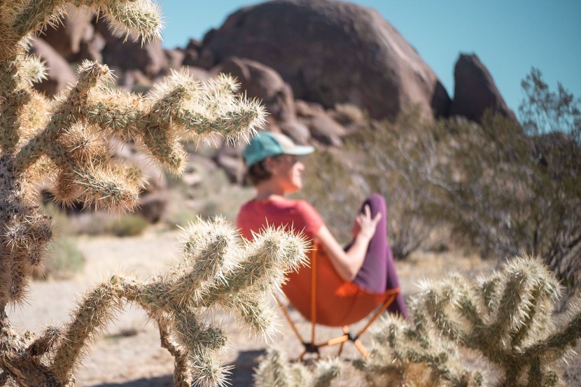 backpacking chair - sometimes there is one very obvious reason to sit off the ground.