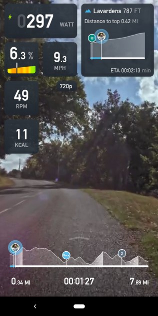 bike trainer - you can use all sorts of cool training programs like the tacx...