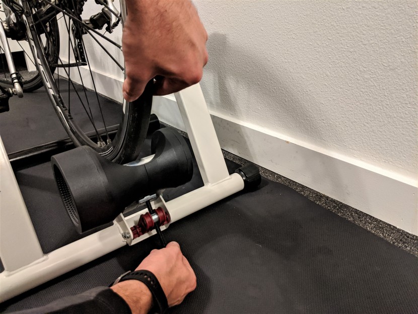 bike trainer - tire drive trainers rely on tires spinning a drum to generate their...
