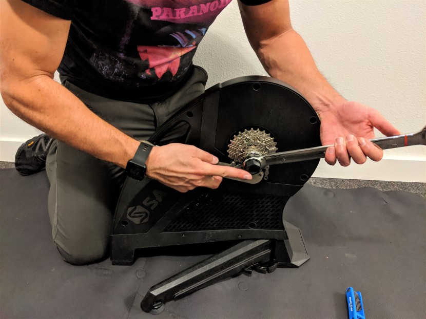 saris h3 direct drive - the hardest part of the h3's initial setup is getting your cassette...