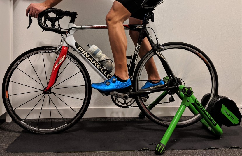 kinetic road machine control - tire-drive trainer or not, you get quite a realistic experience with...